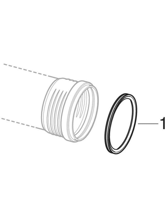 Geberit Bogen Silent PP DN 100, 67,5°, schalloptimiert