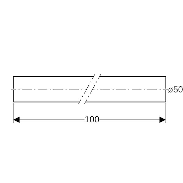 Geberit Spülrohrverlängerung 50 mm
