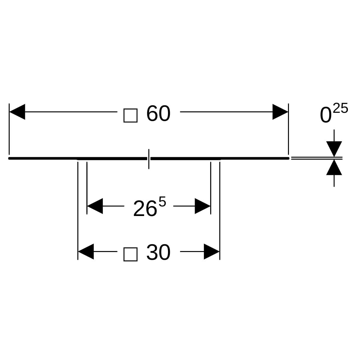 Geberit Befestigungsblech Pluvia feuerverzinkt, für Dachabdichtungsfolie