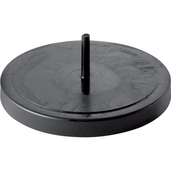 Geberit Enddeckel PE DN 40, schwarz, zum Spiegelschweißen, PE-HD