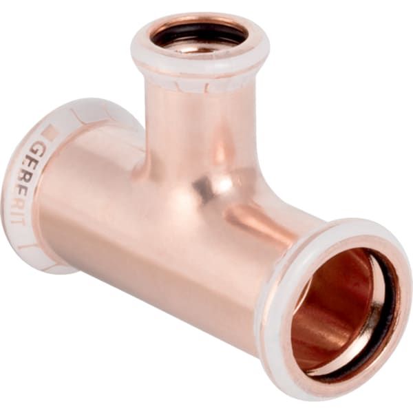 Geberit T-Stück Mapress Ø 108 x 22 x 108 mm, reduziert, Kupfer