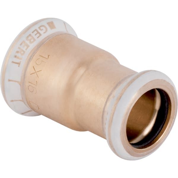 Geberit Übergangsmuffe Mapress Ø 15-14 mm, Rotguss