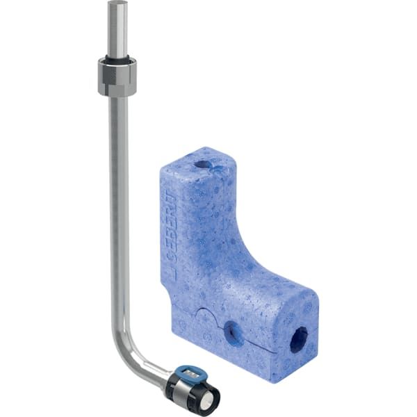 Geberit Metallrohr-Anschlussbogen FlowFit Ø 20/15 mm x G 3/4, 300 mm, 90Grad