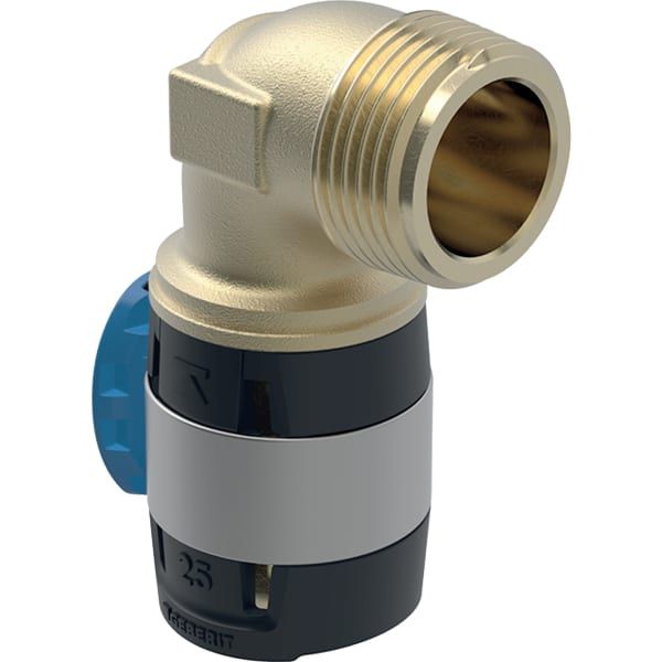 Geberit Übergangsbogen FlowFit Ø 32 mm, R 1, 90Grad, mit Außengewinde