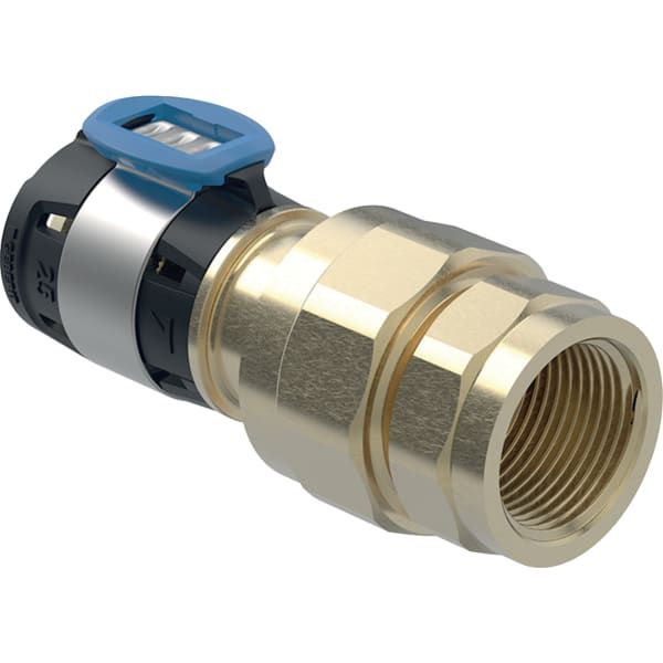 Geberit Übergangsverschraubung FlowFit Ø 40 mm, Rp 1 1/4, G 1 1/2, mit Innengewinde