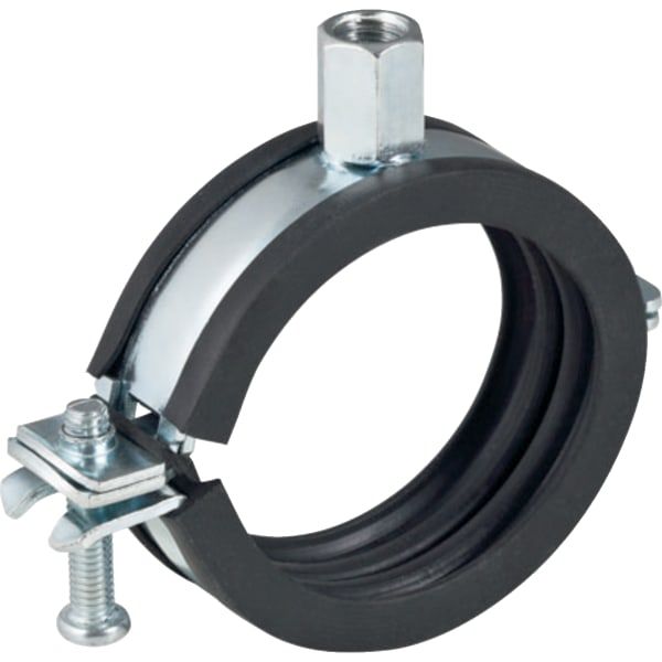Geberit Rohrschelle FlowFit 48-53 mm, Breite 8,2 cm, Länge 45 mm, mit Gewindemuffe M8/M10