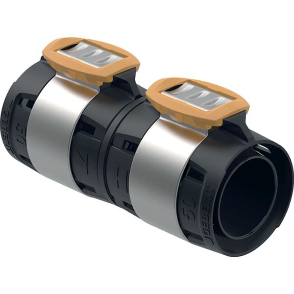 Geberit Kupplung FlowFit Ø 50 mm, für Haustechnik, Industrie, Schiffbau