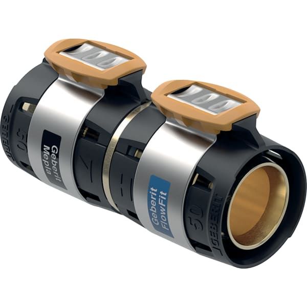 Geberit Übergang FlowFit auf Mepla, Ø 63 mm, bleifreie Siliziumbronze