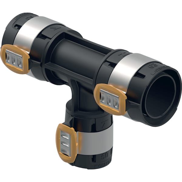Geberit T-Stück FlowFit Ø 75 x 63 x 75 mm, reduziert, PPSU