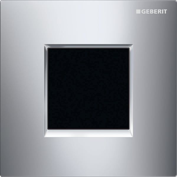 GE Typ 20 (ex Typ 30) Abdeckpl. für UR-Strg. IR, Square, hgl.verchr.