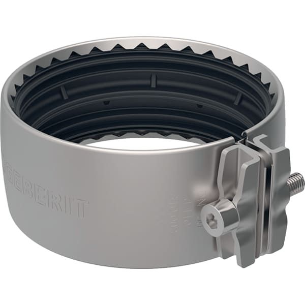 Geberit Spannverbinder Silent db20 DN 100, Edelstahl