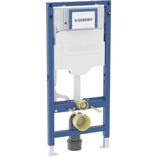 Geberit Wand-WC-Element Duofix für Sigma BH 112 cm, mit UP-Spülkasten 12cm, für Trockenbau