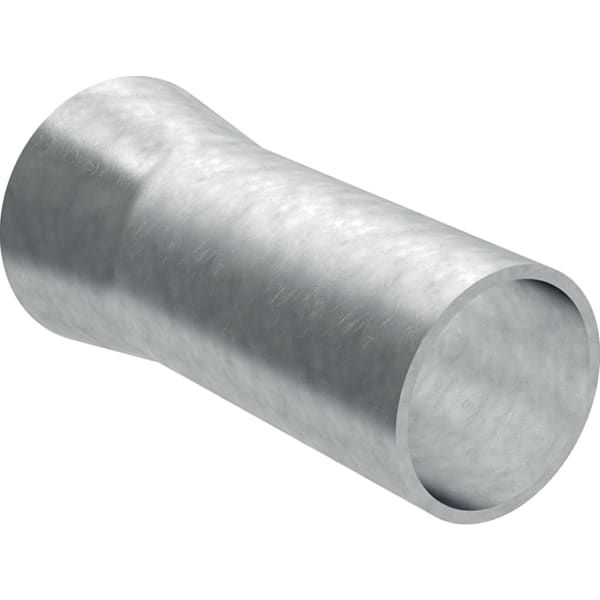 Geberit Übergangsstück Mapress DN 100, 108/114,3 mm, mit Anschweiß/Einschubende, Edelstahl
