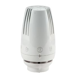 Giacomini Thermostatkopf R468 weiß, Clip Clap, Flüssigkeitsfühler