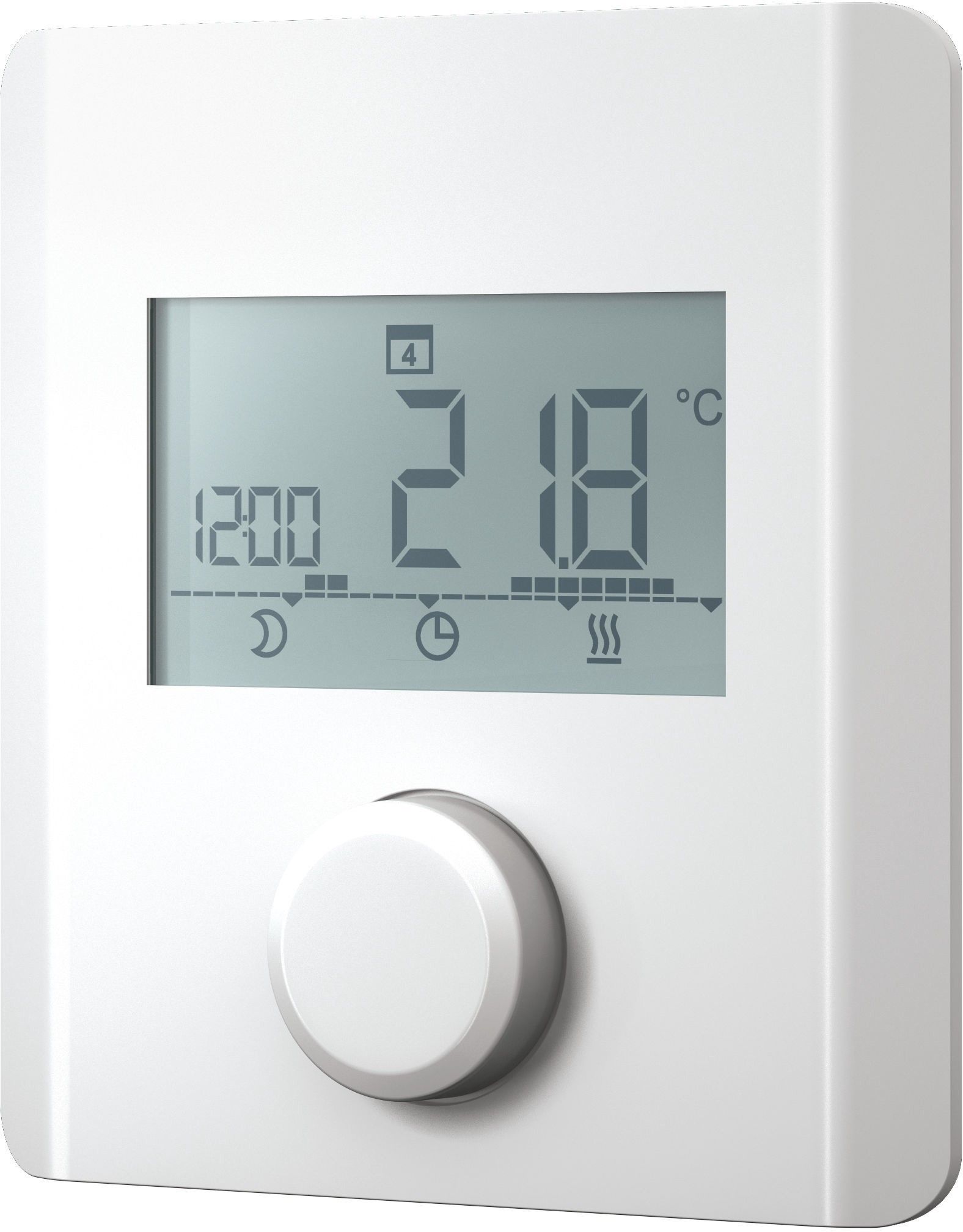 GIA ELEKT. DIGIT. RAUMTHERMOSTAT R480D 230V, HEIZEN+KÜHLEN, DISPLAY
