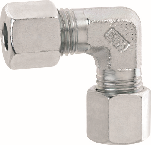 GOK Winkel-Verschraubung Typ W 12 x 12 mm, Baureihe L, mit Stahlschneidring Typ D
