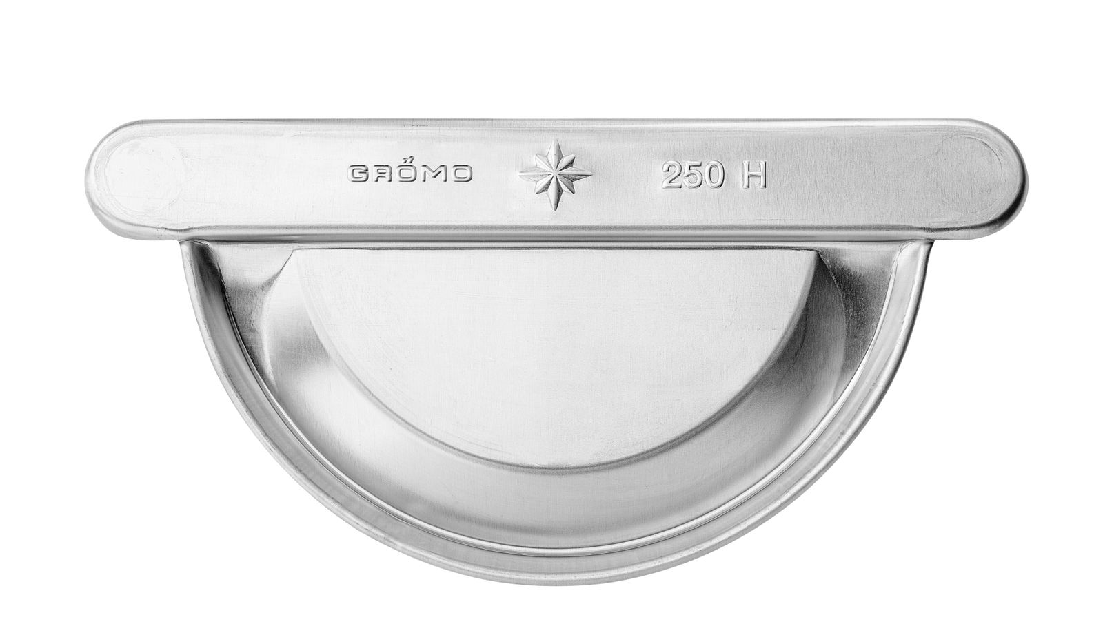 Verzinkter Rinnenboden universal - hoch halbrund 280