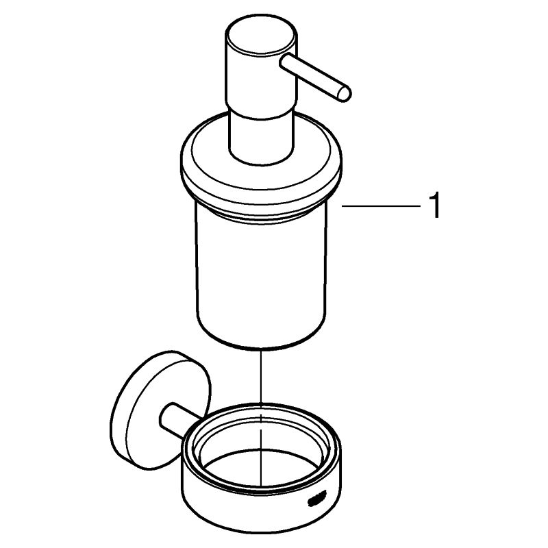 GROHE Seifenspender Essentials 160ml, supersteel