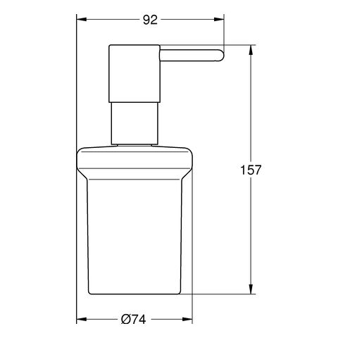 GROHE Seifenspender Essentials 160ml, supersteel