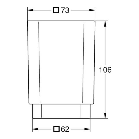 GROHE Kristallglas Selection Cube Glas