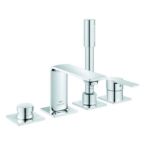 GROHE 4-Loch-Wannen-Kombination Allure Fliesenbankmontage, chrom