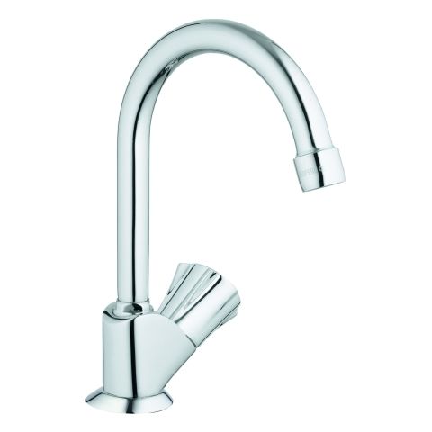 GROHE Standventil Costa 1/2", schwenkbarer Rohrauslauf, Markierung blau, chrom