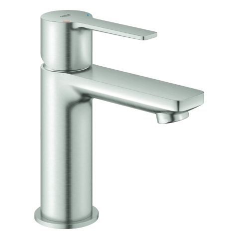 GROHE Waschtisch-Einhebelmischer Lineare 1/2", XS-Size, Push-open Ablaufgarnitur, supersteel