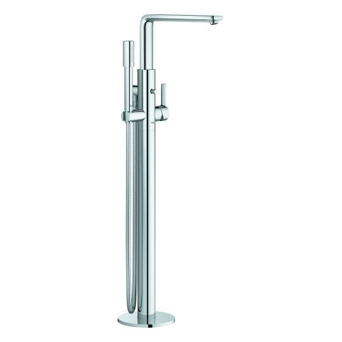 GROHE Fertigmontageset Lineare UP-Wannen-Einhebelmischer 1/2", Bodenmontage, chrom