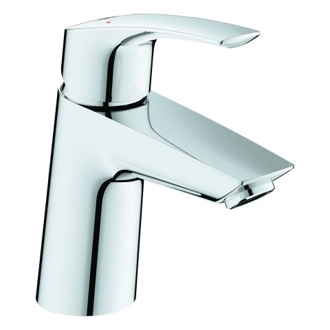 GROHE Waschtisch-Einhebelmischer Eurosmart 1/2", S-Size, glatter Körper, geneigte Version, chrom
