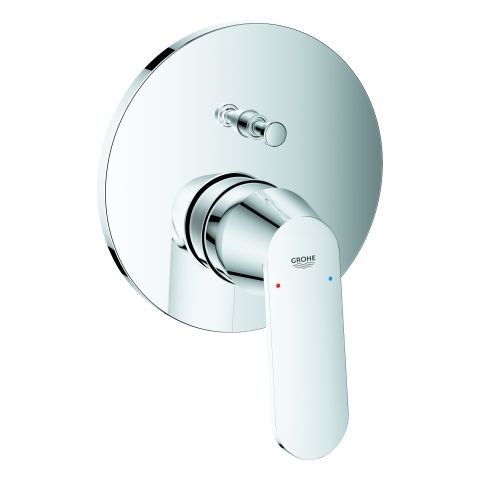 GROHE Fertigmontageset Eurosmart Cosmopolitan UP-Wannen-Einhebelmischer, chrom