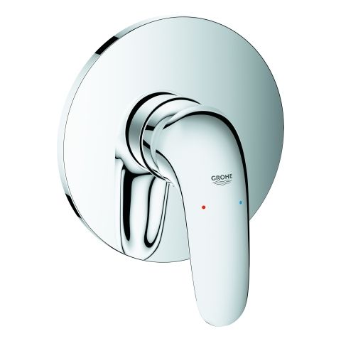 GROHE Fertigmontageset Eurostyle UP-Brause-Einhebelmischer, geschlossener Metall-Hebelgriff, chrom