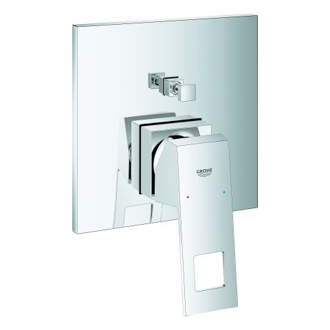 GROHE Fertigmontageset Eurocube Joy UP-Wannen-Einhebelmischer, chrom