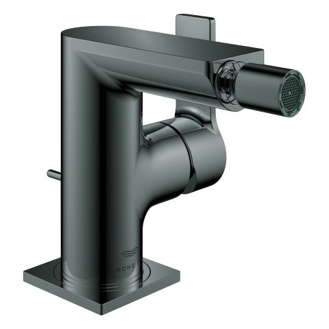 GROHE Bidet-Einhebelmischer Allure 1/2", mit Ablaufgarnitur, hard graphite
