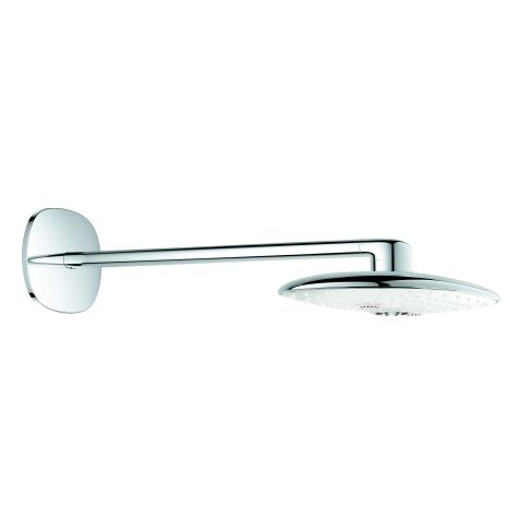 GROHE Kopfbrauseset Rainshower Duo 360 Brausearm 45cm, 2 Strahlarten, moon white
