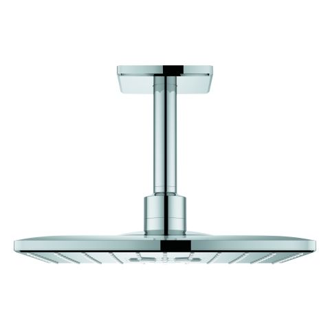 GROHE Kopfbrauseset Rainshower SmartActive 310 Cube Deckenauslass 14,2cm, 2 Strahlarten, chrom