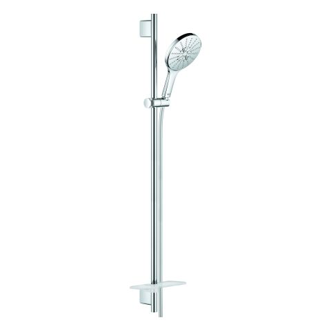 GROHE Brausegarnitur Rainshower SmartActive 150 90cm Brausestange, 3 Strahlarten, chrom