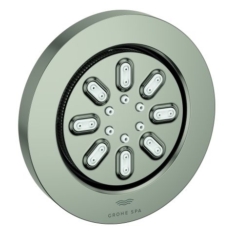 GROHE Seitenbrause Rainshower Aqua 7,5cm, 2 Stahlarten, satin steel