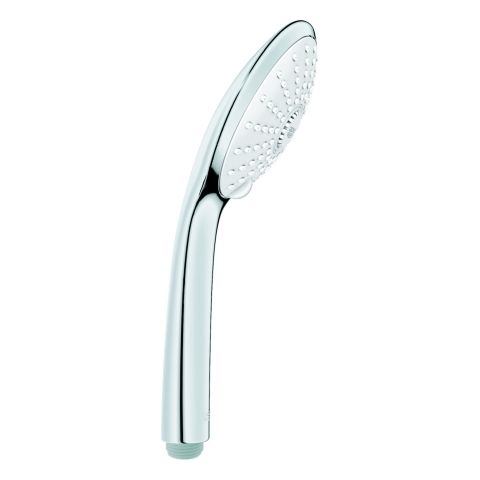 GROHE Handbrause Euphoria 110 Massage mit Durchflusskonstanthalter 9,5 l/min, 3 Strahlarten, Brauseboden weiß, chrom