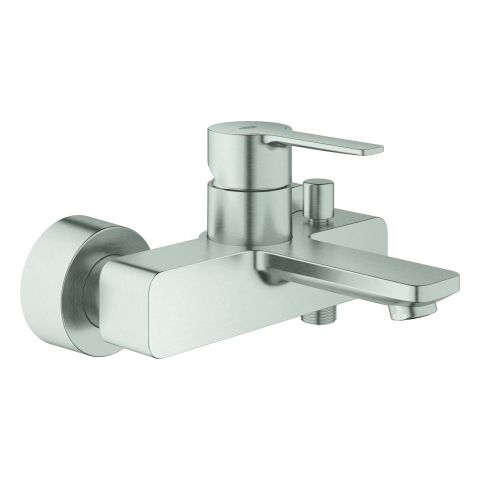 GROHE Wannen-Einhebelmischer Lineare 1/2", Wandmontage, supersteel