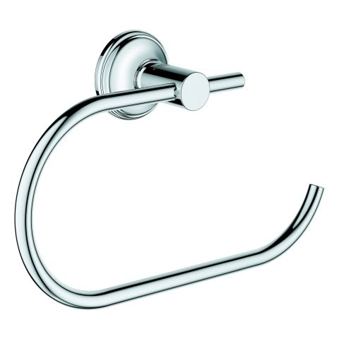 GROHE WC-Papierhalter Essentials Authentic ohne Deckel, verdeckte Befestigung, chrom