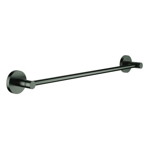 GROHE Badetuchhalter Essentials 50,4 cm, hard graphite gebürstet, verdeckte Befestigung