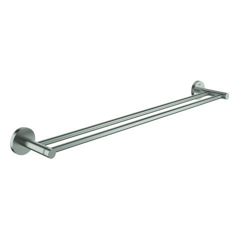 GROHE Doppel-Badetuchhalter Essentials 60 cm, verdeckte Befestigung, supersteel