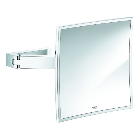 GROHE Kosmetikspiegel Selection Cube Wandmontage, verdeckte Befestigung, chrom