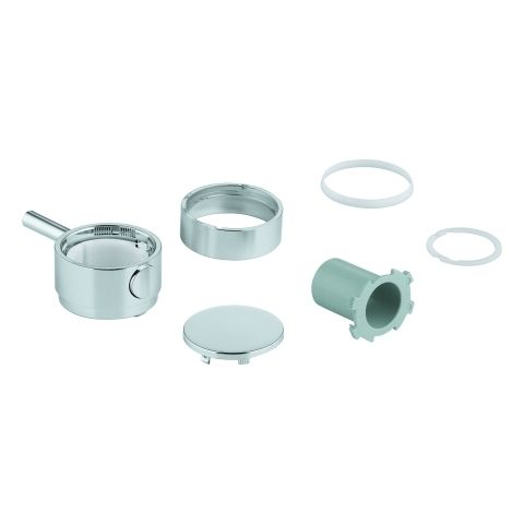 GROHE Temperaturwählgriff 49089 rund für Thermostat-Fertigmontagesets chrom
