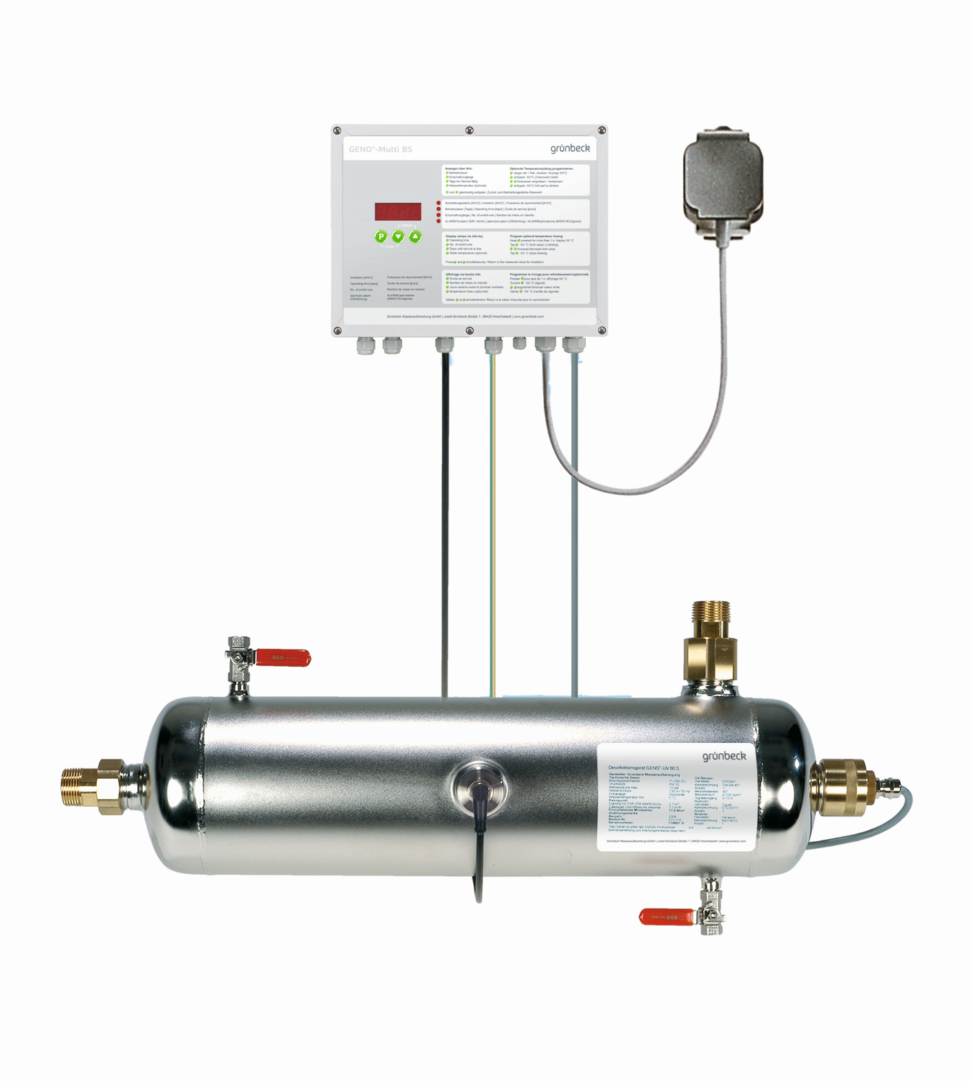 Grünbeck Desinfektionsanlage violiQ:UV UV20, 2 cbm/h, 230 V, 50 Hz