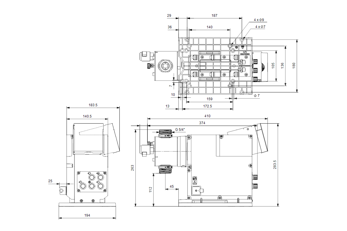 Grundfos Dosierpumpe SMART Digital XL DDA FCM DDA 60-10 FCM-PVC/E/C, 60 l/h, 10 bar