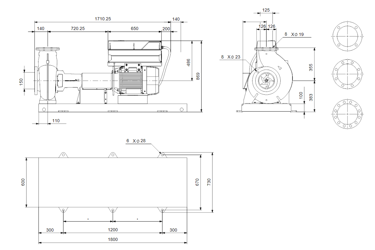 GRUNDFOS Normpumpen elektr. geregelt NKE 50-315/300AA2F2AESBQQETW1