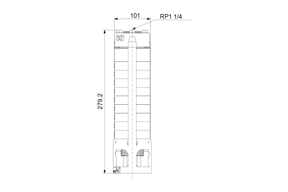 GRUNDFOS Unterwasserpumpe SP2A-13 Rp1/4 4in 50/60