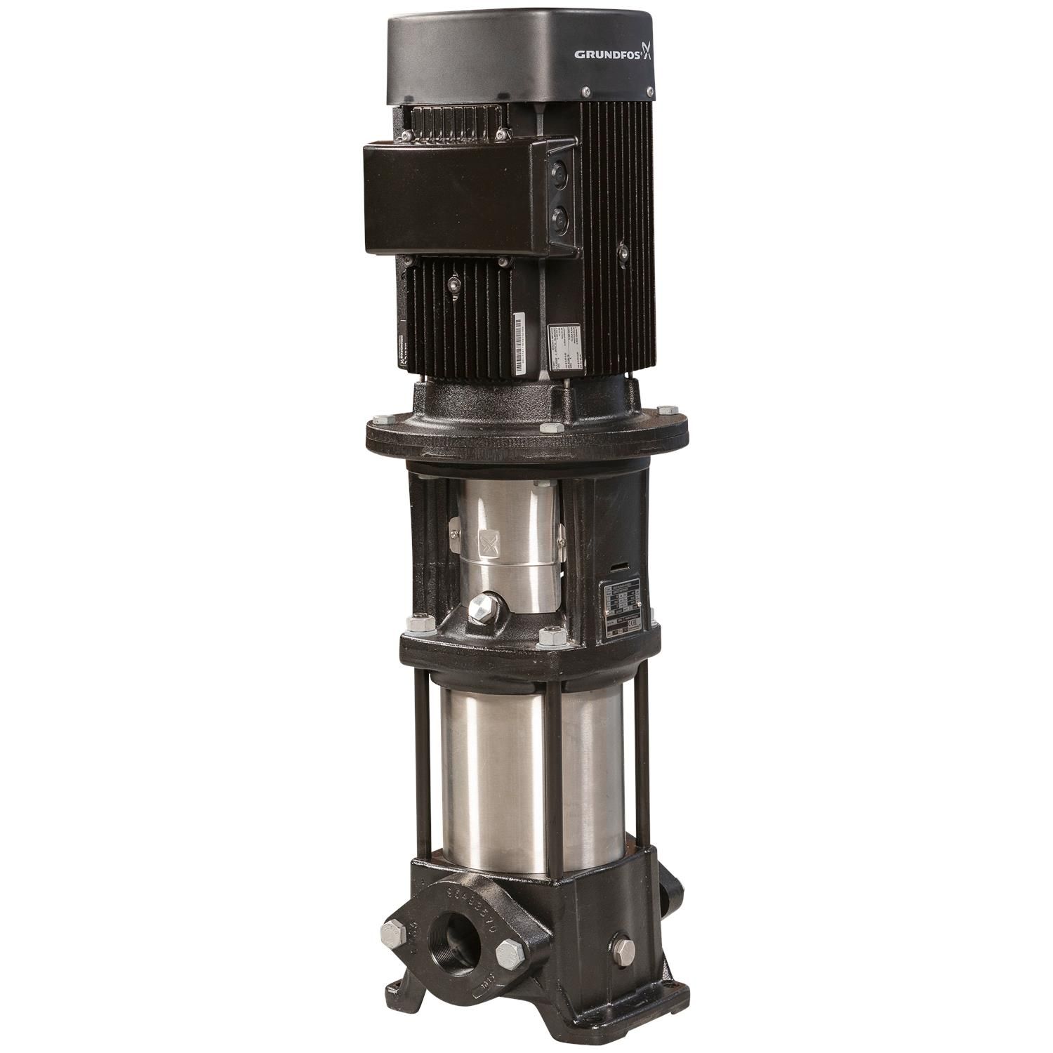 Grundfos Kreiselpumpe CR 3 CR 3-11, Ovalflansch Rp 1, Gleitringdichtung HQQV