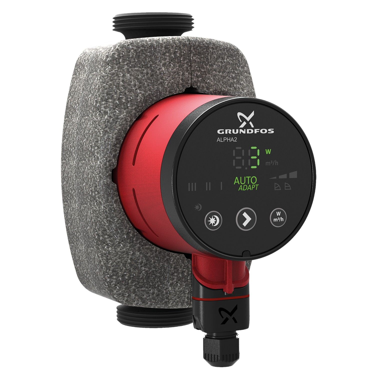 Grundfos Hocheffizienz-Umwälzpumpe Alpha2 25-40, G 1 1/2, 180 mm, PN 10, 230 V